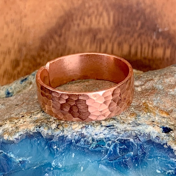 Hammered Copper Ring - Picture 7 of 9